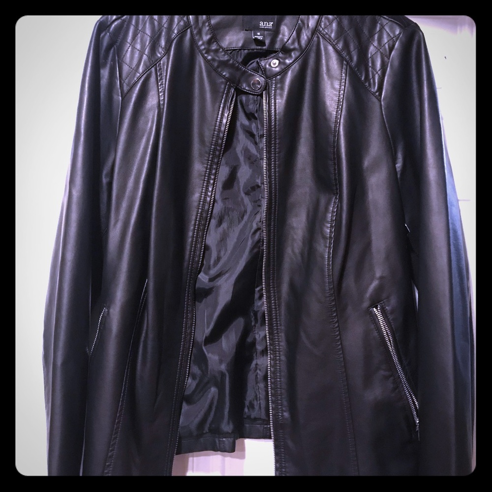 NWT A.N.A pleather jacket size 1X